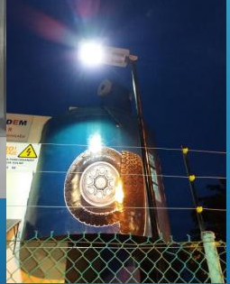 Iluminación LED autónoma con energía solar